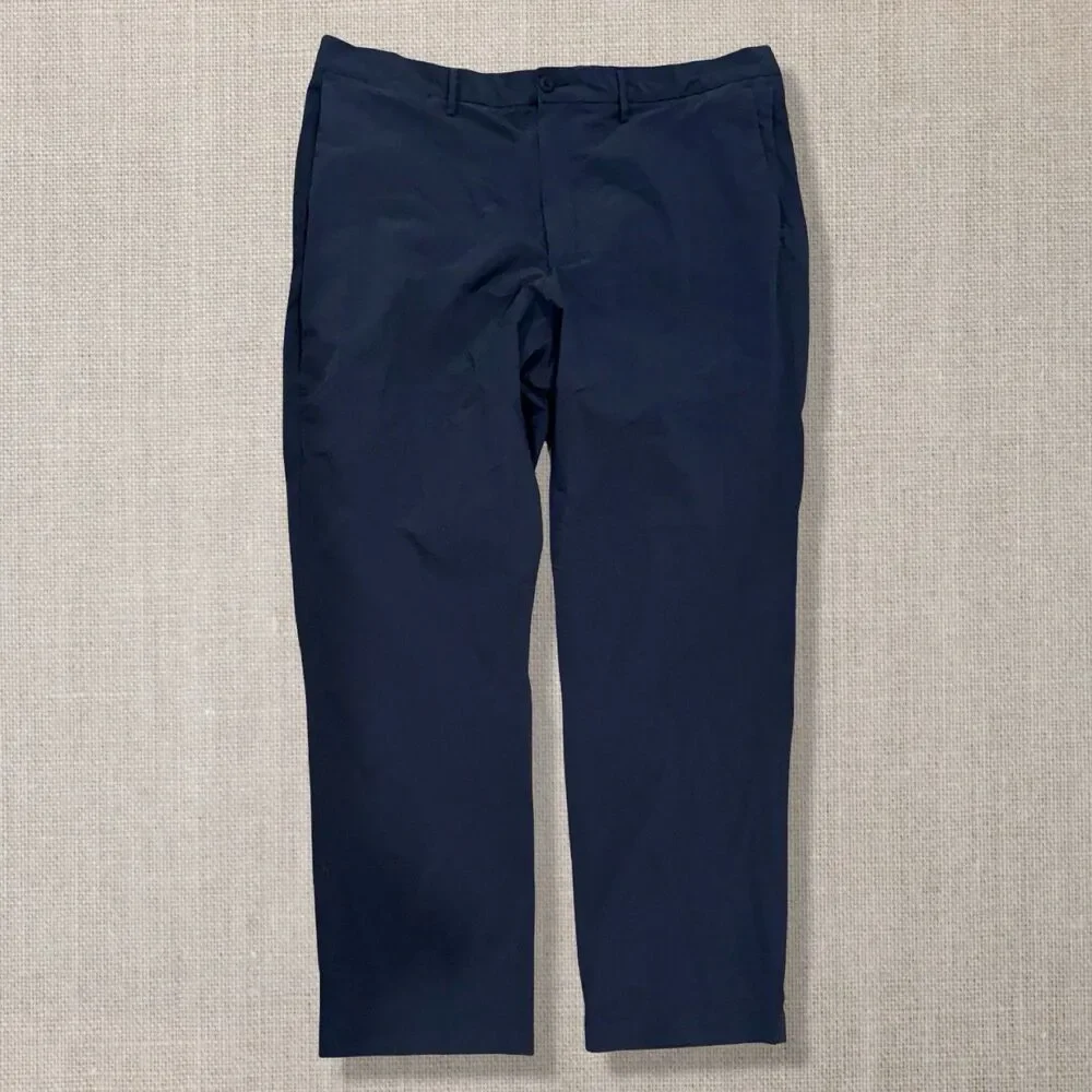 Polo Ralph Lauren Pants Mens 38x30 Classic Fit Stretch Chino Navy Dress Casual